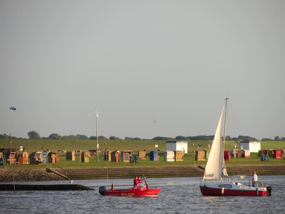 Nordsee Und Natur. Gemuetliche Fewo Mit Deichblick 도룸 노이펠트 외부 사진